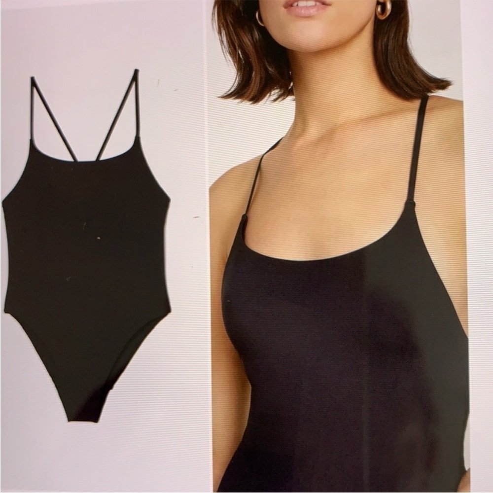 Everlane The String One Piece Swimsuit Black Size XL NWT - Picture 3 of 10